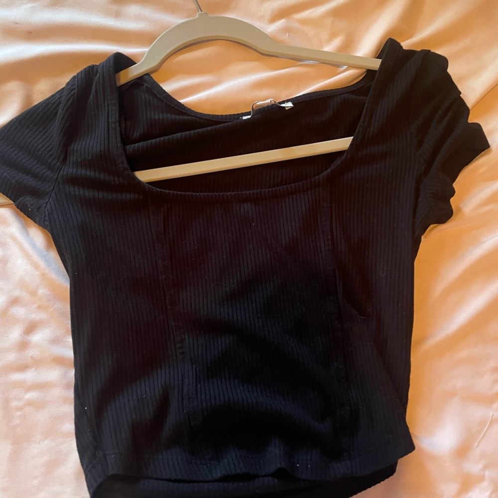 cute black dillards top